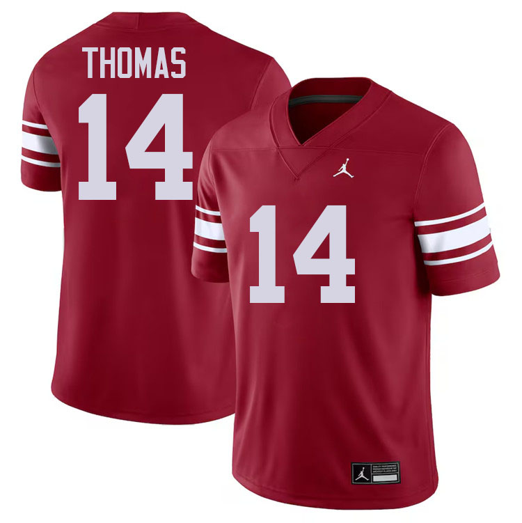 Elijah Thomas Oklahoma Sooners Jersey,Oklahoma Sooners Football Uniforms,Jersey-Throwback
